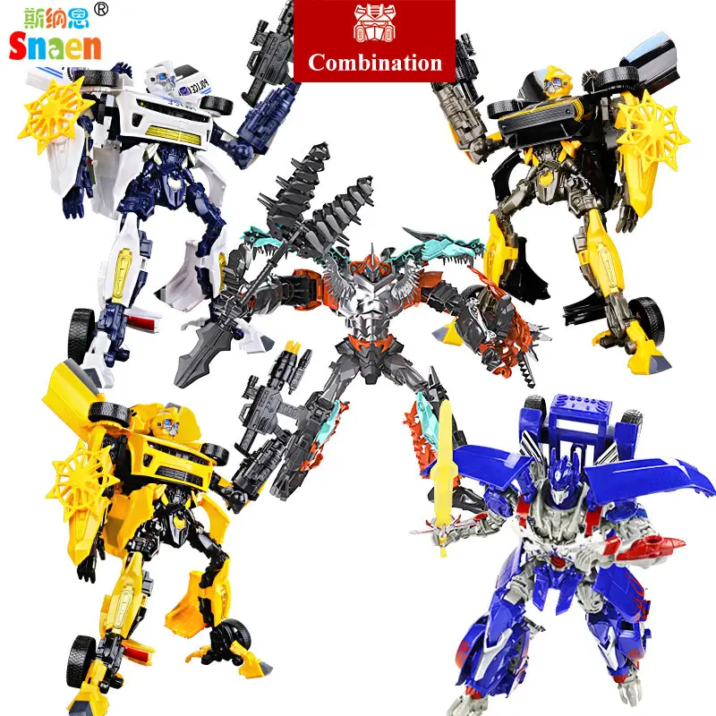 

Snaen Transformation Dinosaur Robots Classic Model Action Figures Robot Toys Gifts for Children G1 Movie Plastic Fighter