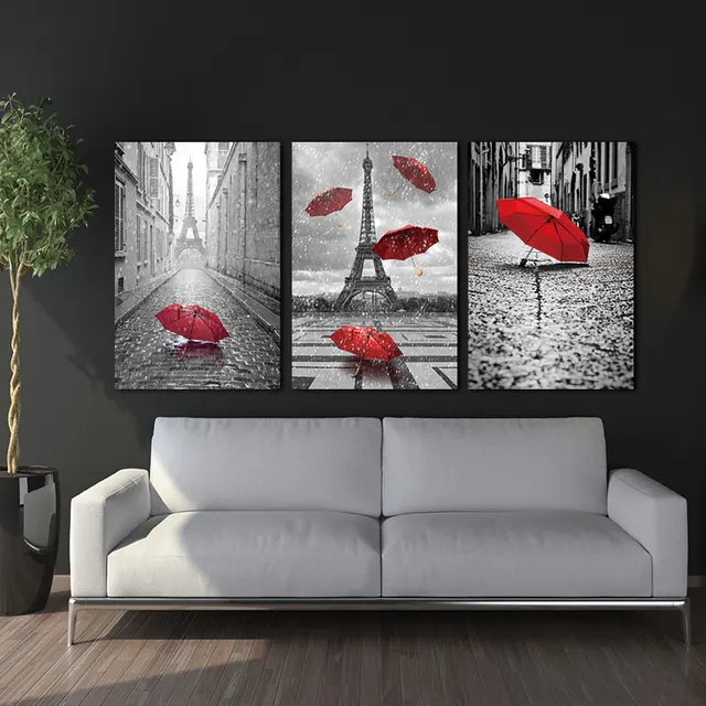 Aliexpress.com : Buy The Red Umbrella Abstract Modern Painting ... Aliexpress.com : Buy The Red Umbrella Abstract Modern Painting ...