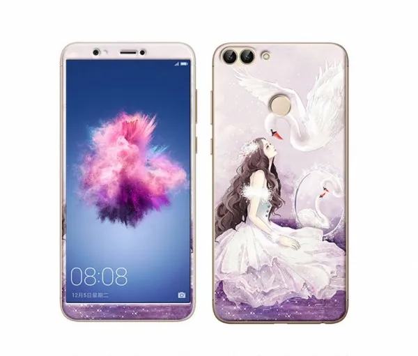 Чехол для экрана для OPPO A9 A7 A5 A3 F11 F9 F7 F5 K1A83 Передняя пластина из закаленного стекла и Вернуться ТПУ цветной Чехол-обложка с рисунком - Цвет: Pattern 4