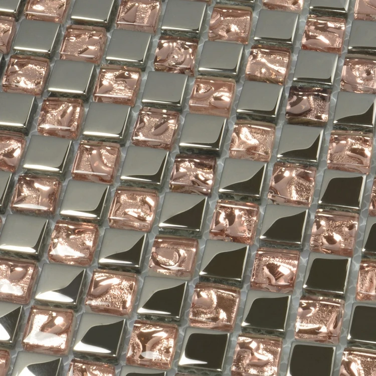 Freies Verschiffen 15x15 Mm Rosa Mixed Grau Glasmosaik Fliesen 12x12 Backsplash Bad Dusche Fliesen Kristall Mosaik Fliesen Mosaic Bathroom Tiles Bathroomtiling Mosaic Tiles Aliexpress