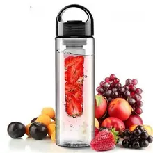 700 мл BPA бесплатно пластиковая бутылка для заварки фруктов с фильтром Герметичная Бутылка Для Воды для спорта, туризма, кемпинга
