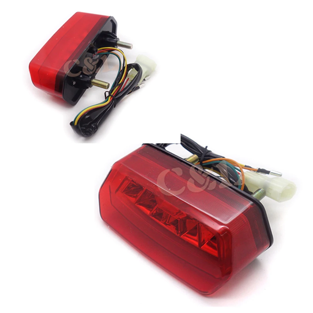 Motorcycle Red LED Tail Brake Turn Signals Light For Honda Grom 125 MSX