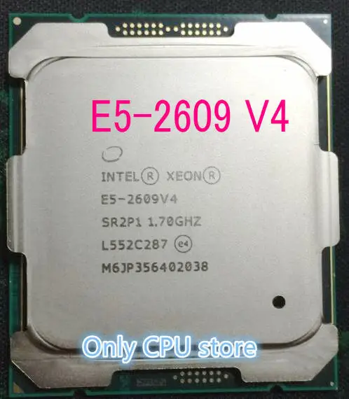 Бесплатная доставка стандартная оригинальная Intel Xeon E5 2609V4 1 70 ГГц 8 ядер 20 МБ SmartCache