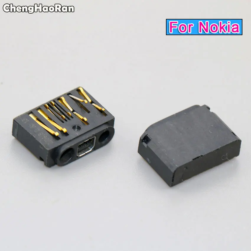 

ChengHaoRan USB Charge Socket Charging Jack Connector Dock Port Plug For Nokia 1600 1110 2610 1110i 2630 6030 1112 1116