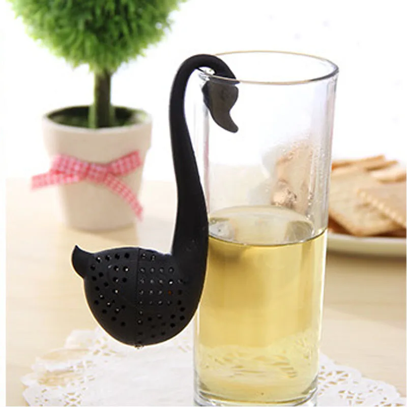 

Novelty Tea Infuser Swan Loose Tea Strainer Herb Spice Filter Diffuser