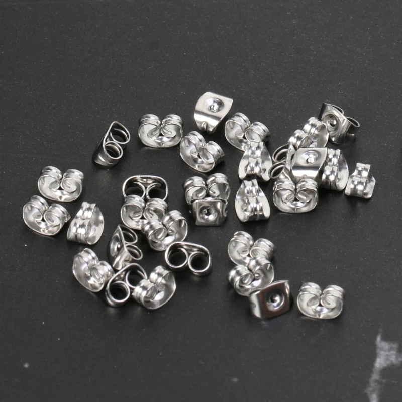 100 قطعة فراشة براثن الجراحية الصلب استبدال القرط ظهورهم الشظية لهجة 100 قطعة فراشة براثن الجراحية الصلب استبدال القرط ظهورهم الشظية لهجة