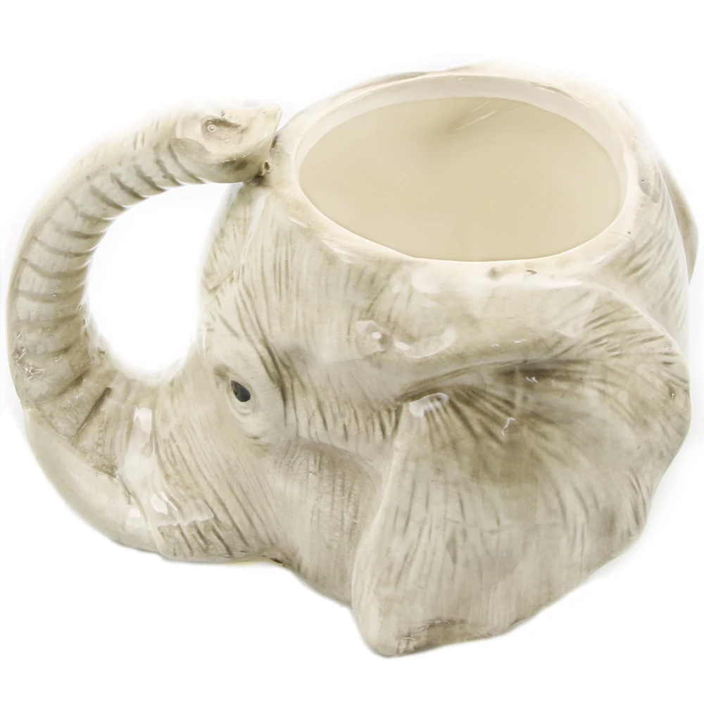 1 шт дикая кофейная кружка с изображениями животных Дикий слон Приключения 3D слон кружка керамическая чашка со слонами очаровательные офисные кружки eco-friendl