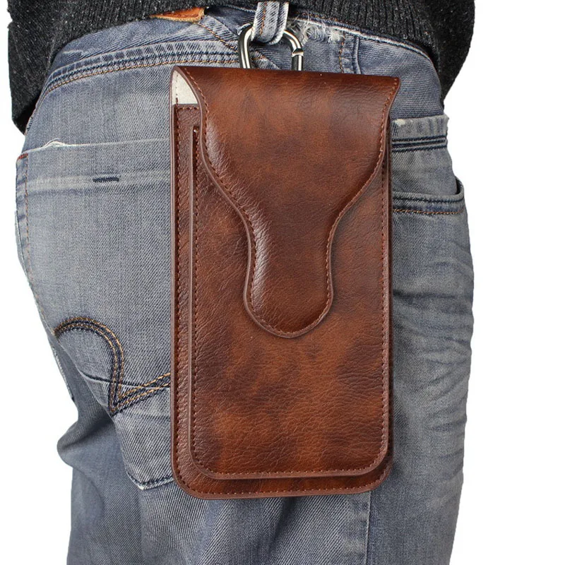 

Oloey Mens Universal Double Deck Mountaineering Phone Case Bag Belt Clip Holster For iphone 7 7S 6 6S 5s 4s case With Card Slot