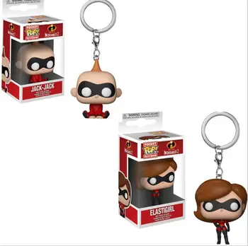 

POP Keychain Official The Incredibles Jack Jack Characters Action Figure Collectible Model Christmas Toys