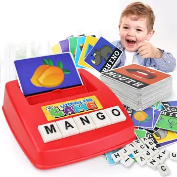 

Children English Spelling Alphabet Game Early Learning Educational Toy Gift
