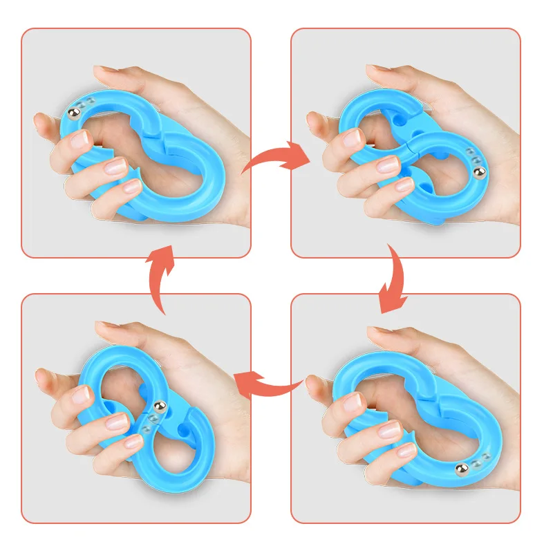 Hot selling Mini track Finger Decompression Toys Children s Sensory Training Puzzle Toys Palm Fingertip Children 3