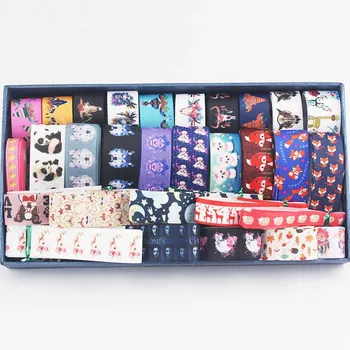 

cute mix printed grosgrain ribbon DIY hairbows ribbon handmade materials 22mm 25mm 38mm