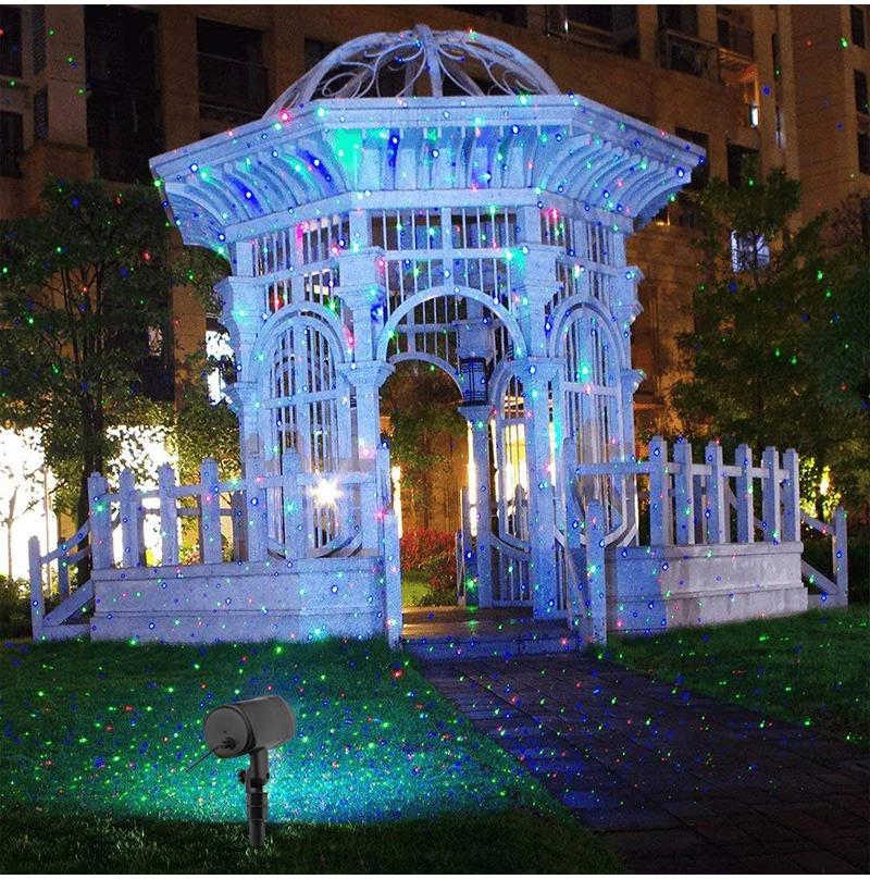 

Premium Outdoor Garden Decoration Waterproof IP65 Christmas Laser Spotlight Light Star Projector Showers Sky Static For Xmas