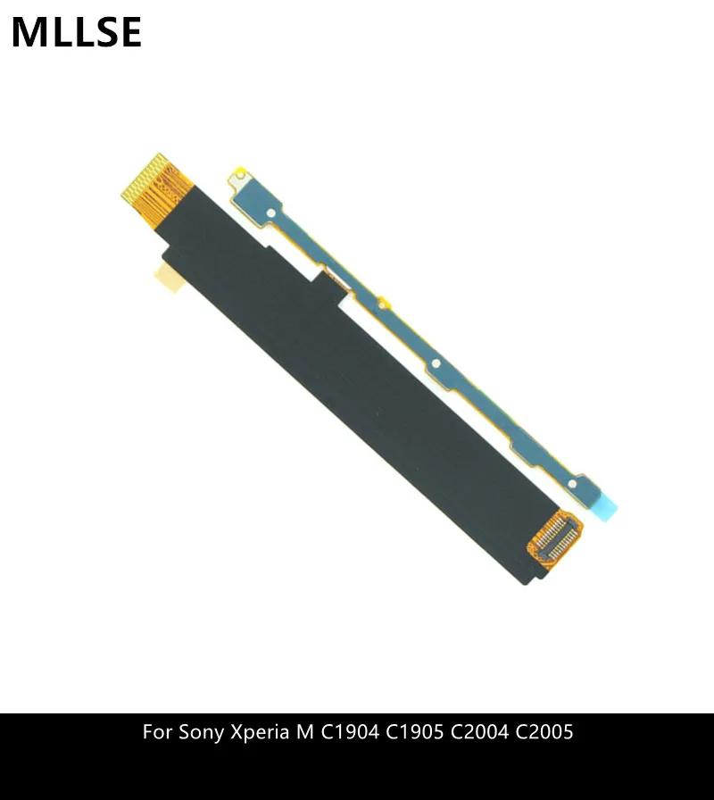 Для sony Xperia M C1904 C1905 C2004 C2005 включение/выключение питания, громкость Кнопка гибкий кабель боковой кнопки кабель