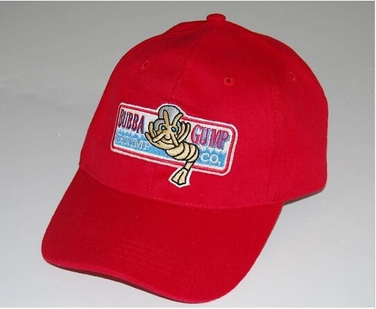 1994 BUBBA GUMP креветки CO. Бейсбольная спортивная летняя красная Кепка с вышивкой