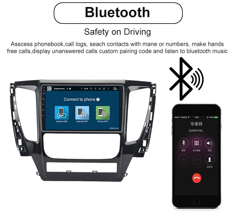 Discount Aotsr Android 8.0 Car DVD Player GPS Navigation For MITSUBISHI PAJERO Sport 2016 2017 2018 unit stereo Radio Multimedia 7