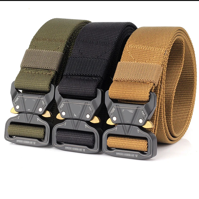 2019 Military Tactical Belts Nylon Waist Belt Zinc alloy Buckle
