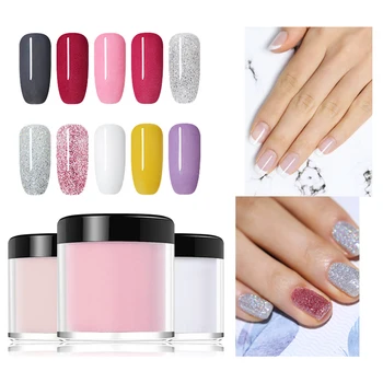 

NICOLE DIARY 10 Boxes Dipping French Powder Set 10ml Shinning Nail Glitter for Nails Dip Nail Kit Nail Decoration