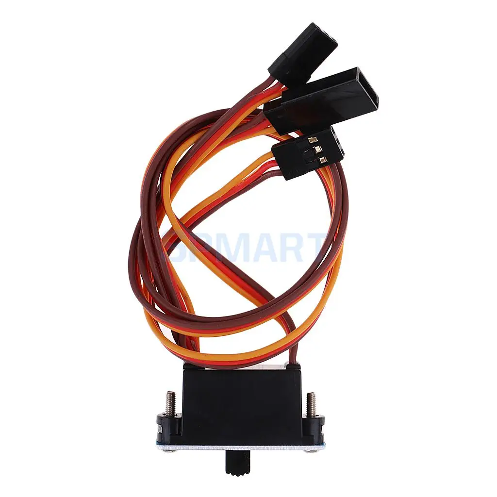 On/Off Power Switch Wire Harness Cable 3 Way JR Connectors Plug for RC Car Truck Boat
