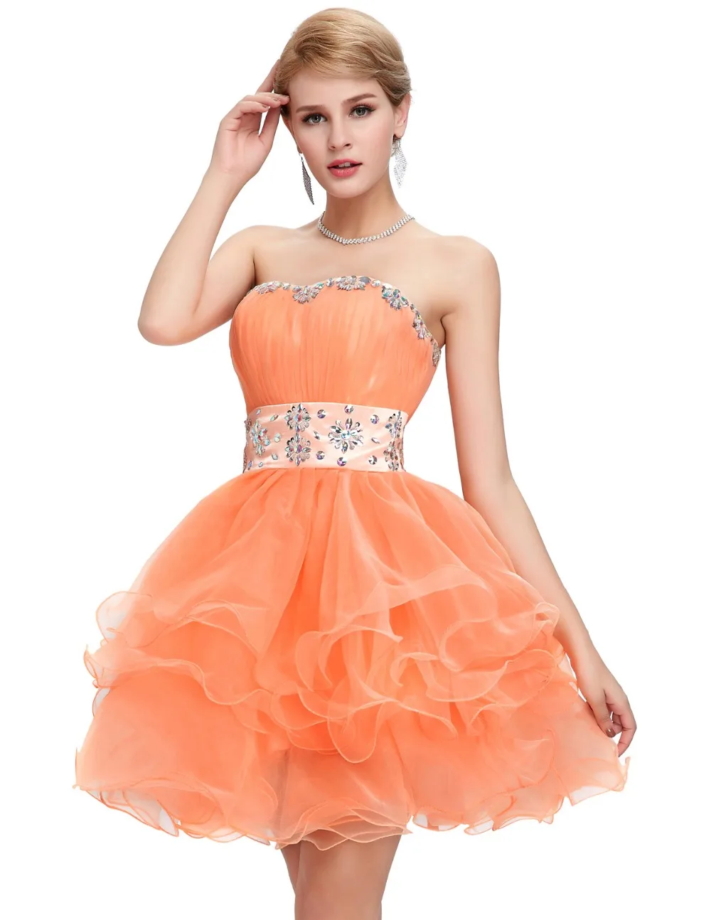 Buy Cocktail Dresses 2017 Design Strapless Ball Gown Special Occasion Dresses