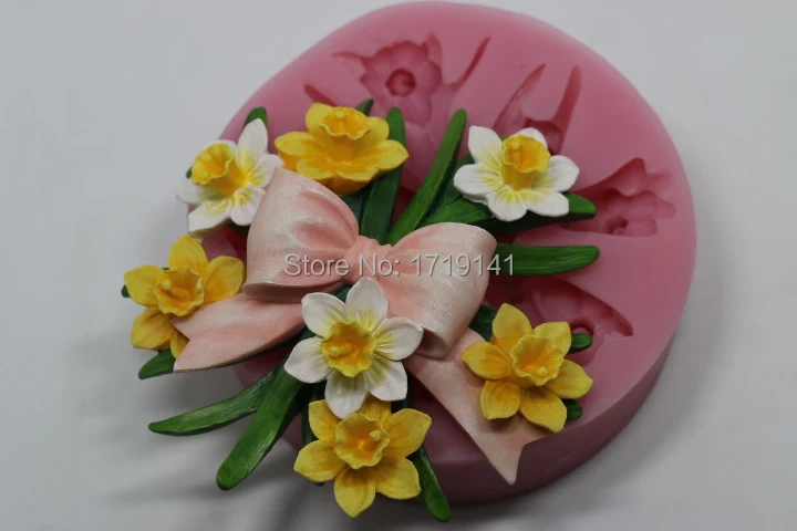 

flower bouquet silicone candy chocolate molds