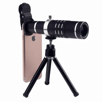 

Universal 18X Zoom Mobile Phone Optical Camera Telephoto Lens Telescope With Mini Mount Tripod For iPhone Samsung