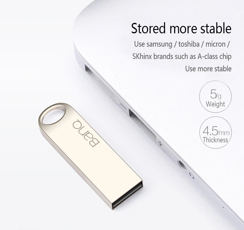 BanQ F6 32 GB 16 GB 8 GB USB флэш-накопители металлические Водонепроницаемая ручка USB накопитель Бесплатная доставка