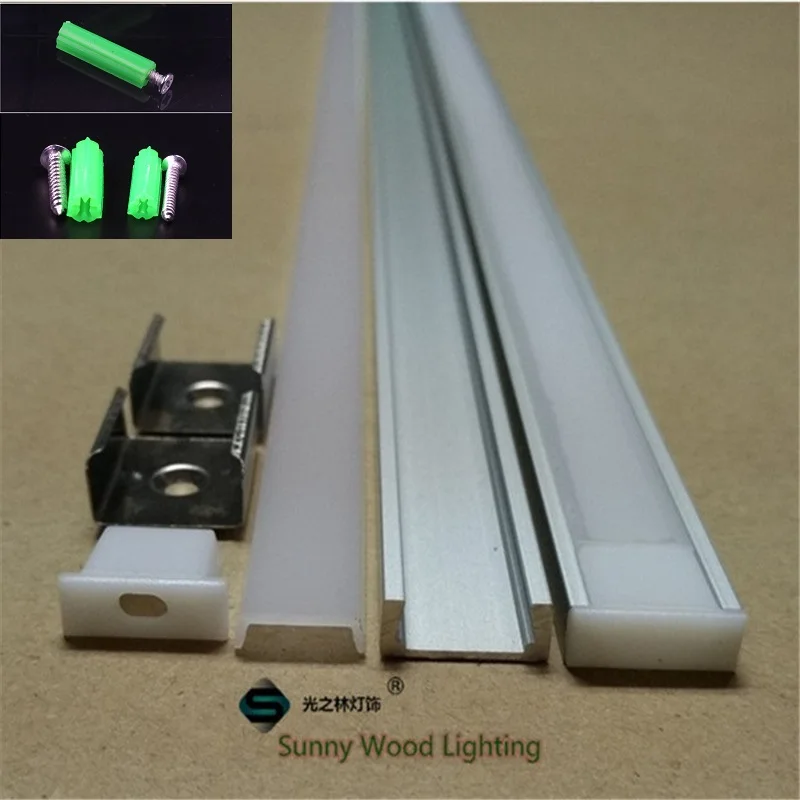Najtaniej 5 30 sztuk partia 1m 40 cali szt profil aluminiowy do taśmy led, kanał led do 8 11mm płytka drukowana led drążek led obudowa z części zamienne