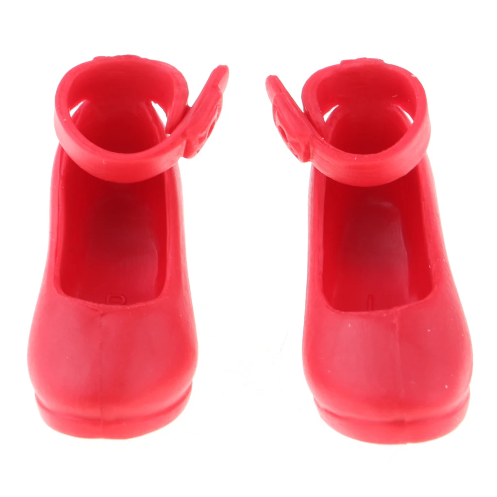 1/6 BJD Dolls High Heels Plastic Sandals for Blythe Clothes Dress up Accessory Girl Gifts