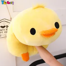 40/50cm Soft Duck Fat Plush Pillows Stuffed Animal Duck Plush Toys Kawaii Yellow Duck Bedding Pilows Cushion Baby Girls Gift
