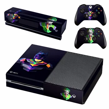 

DC Joker and Batman Skin Sticker Decal For Microfost Xbox One Console and 2 Controllers For Xbox One Skin Sticker Vinyl