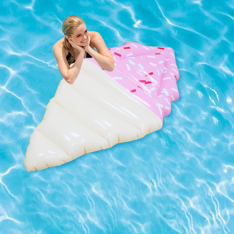 170 см розовый гигантские надувные мороженое бассейна для взрослых детей пляжные пончик вечерние водные игрушки эскимо матрац лежак шкафа