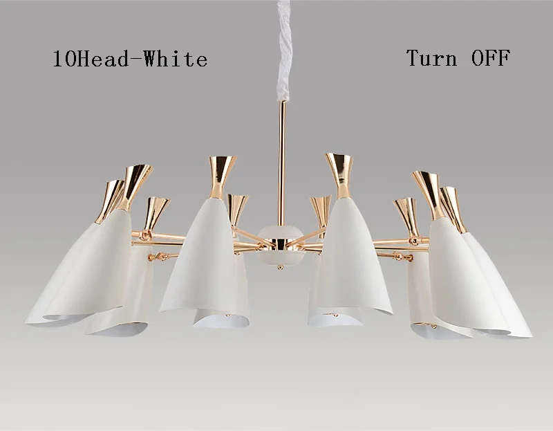 Modern pendant lights led  AC90-260V Muticolor Iron shade hanging lights  pendente foyer12
