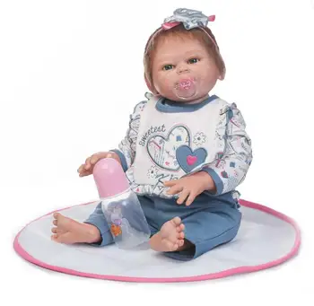 

Full Rubber Doll Wash Bath Simulation Baby Be Reborn Doll House Toys Girl Gift Originality