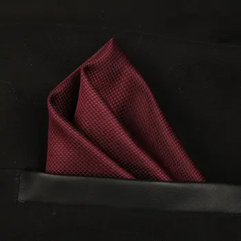

New style Men's Suit Handkerchief gentleman 22cm*22cm Polyester Silk Square Handkerchief soft Mens Silk Pocket Square