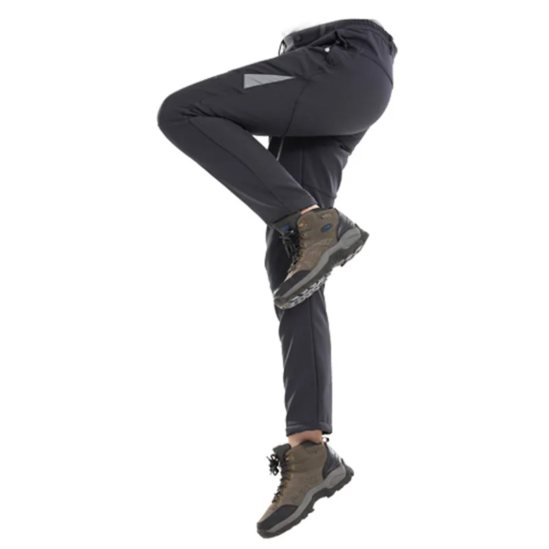 El Ártico luz senderismo Trekking pantalones de esquí Softshell invierno a prueba de viento impermeable calor radiación protección hombres mujeres 5XL