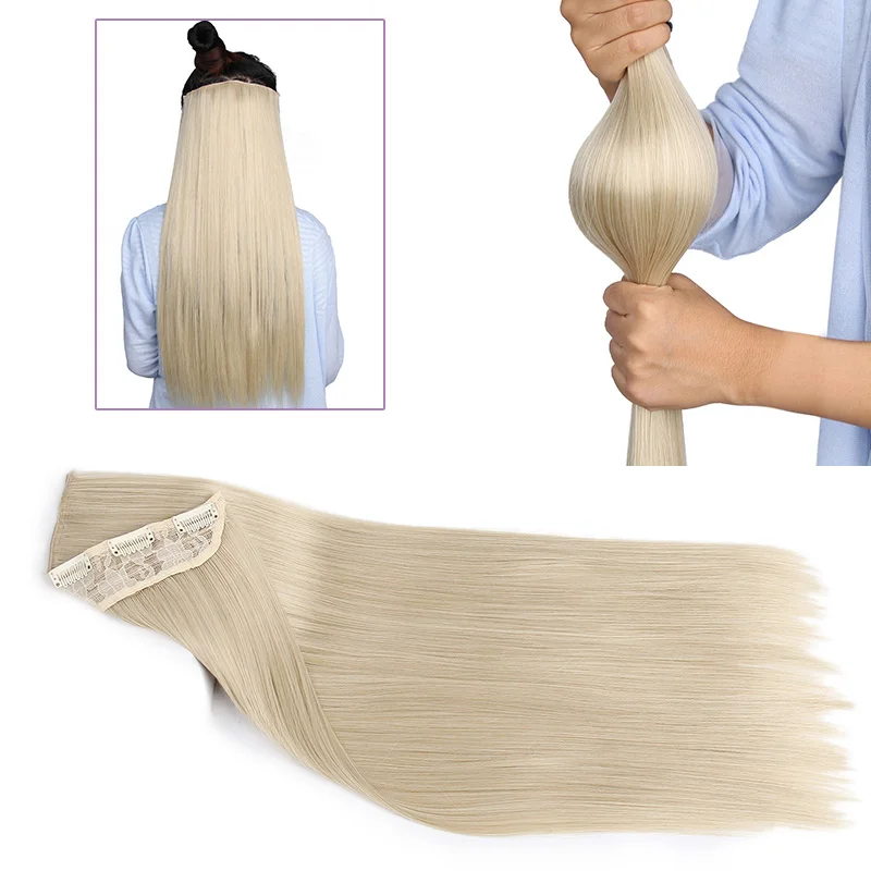 AISI HAIR 5 clips/piece Natural Silkystraight Hair Extention 24\