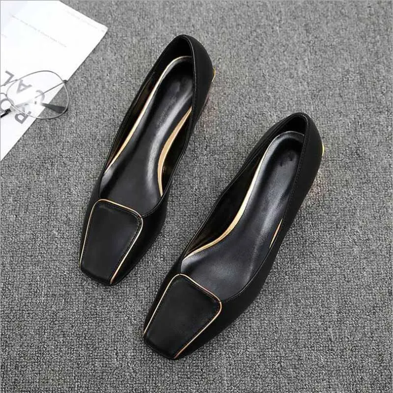 

Women Fashion Spring Ladies Pointed Toe Flat shoes Ballet Shallow Shoes Loafers Slip On Casual Shoes for women