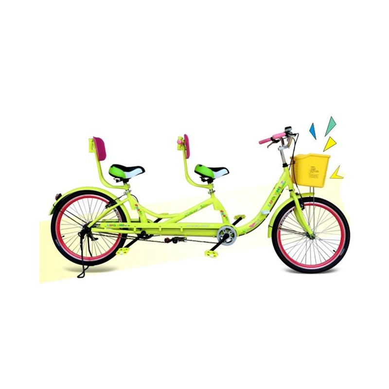 Top Double Bicycle Lovers Parents and Children Family Travel Non-Foldable Light Sightseeing Bicycle 4