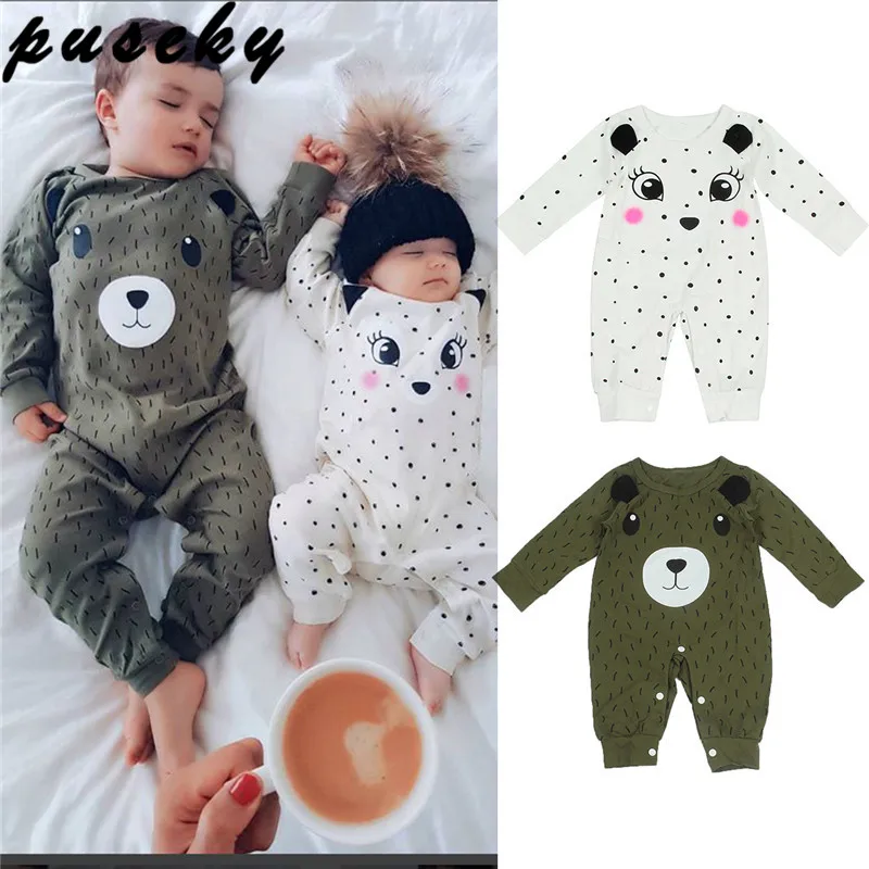 Puseky 2017 moda del Animal lindo ojos grandes de la historieta Unisex Ropa de bebé oso mono del bebé recién Nacido Ropa Bebe Recien Nacido Puseky 2017 moda del Animal lindo ojos grandes de la historieta Unisex Ropa de bebé oso mono del bebé recién Nacido Ropa Bebe Recien Nacido