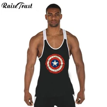 Жилет для бодибилдинга и фитнес-Мужская Нижняя майка Топы на бретельках бренд высокого качества хлопковая майка тренажерные залы