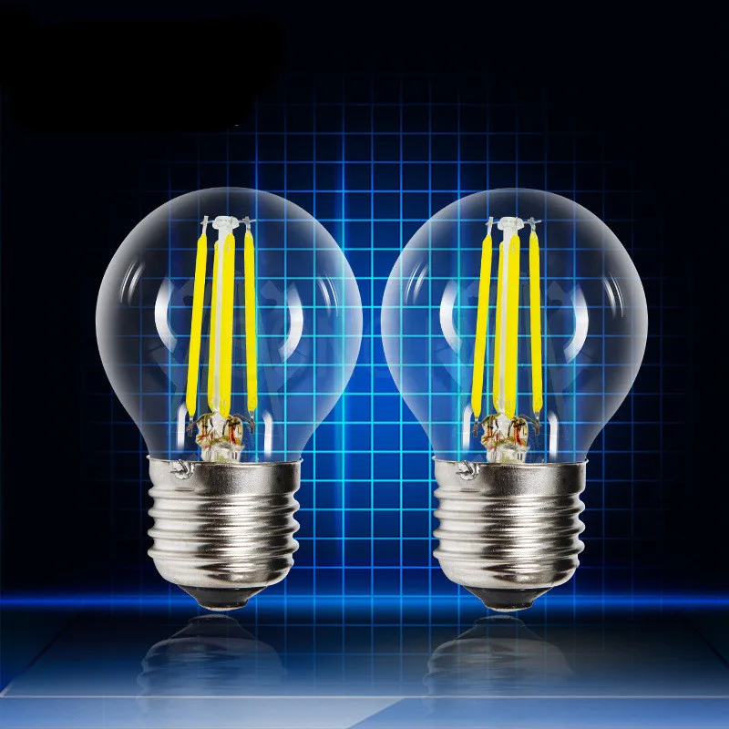 

6X Super Bright Led Edison Bulb E14 E27 E40 ampoule vintage Filament Light G45 Lampada 220v Led Energy Saving Lamp Lights bulb