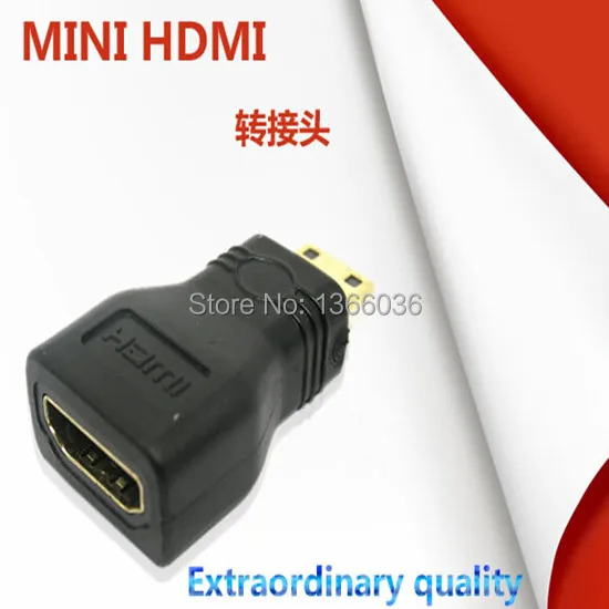 Мини-hdmi Мужской к HDMI Женский конвертер адаптер 300 шт Самая низкая цена без платы за доставку