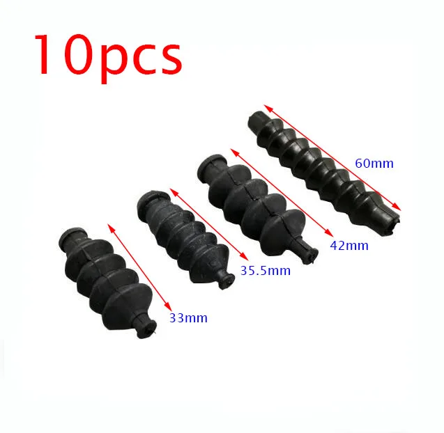 

10PCS RC Boat Model Rubber Bellows Radio Box Servo Push Rod Seals Spare Part 33/35.5/42/60mm