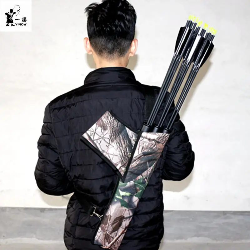

Game hunting quiver bow sporting goods tarps can make back can also collapse the waist three arrows canal ride
