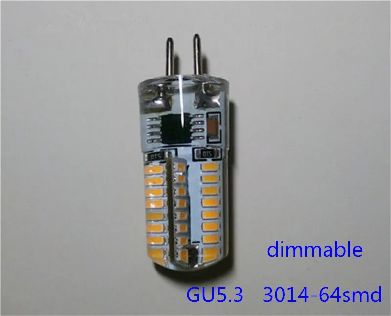 10 шт. Светодиодная лампа gu5.3 220v 2835 24smd 3014 64smd led g5.3 220v с украшением в виде кристаллов светильник люстра-прожектор лампы 220v g5.3 led 220v gu5.3