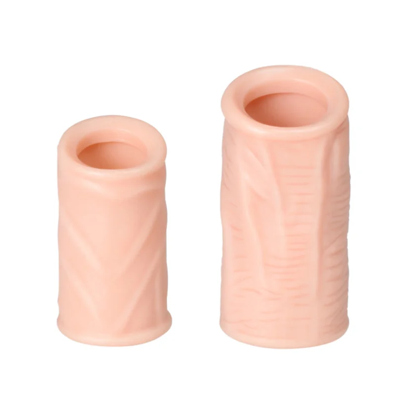 

2pcs/lot Penis Foreskin Resistance Ring Complex Corrector Reusable Penis Sleeve Delay Ejaculation Condom Cock Ring Couple Toys.