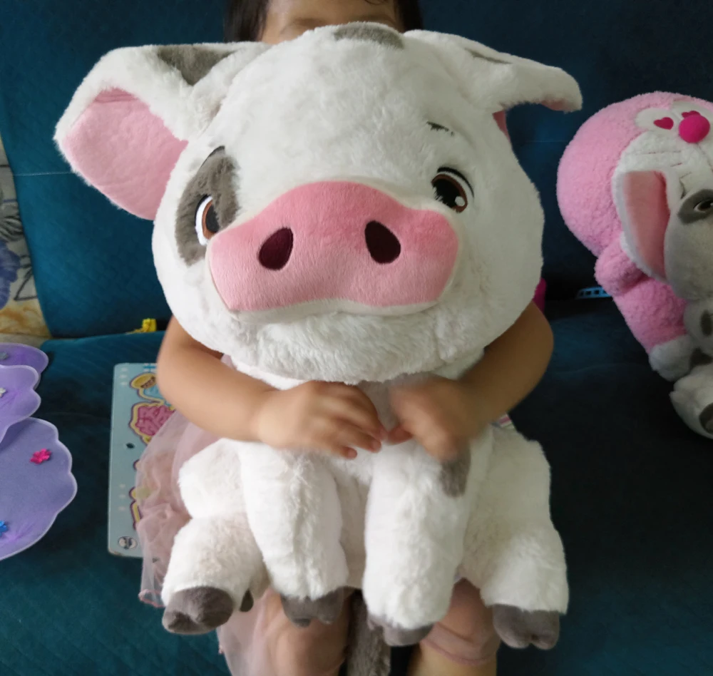 Большая Подлинная плюшевая игрушка 45 см Moana Wailea Maui pet поросенок Пуа|Персонажи