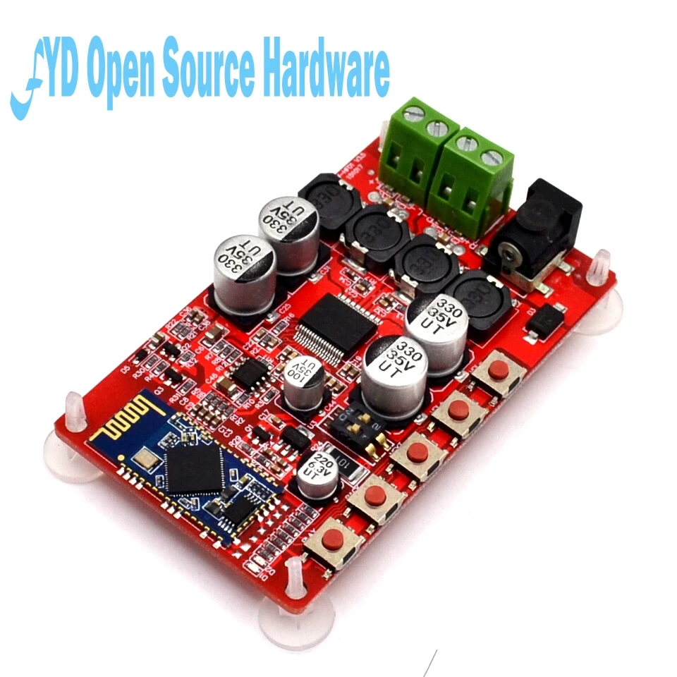 1pcs TDA7492P 50W+50W Digital Amplifier Board CSP8635 Bluetooth 4.0 Chip BT Audio Receiver Amplifier Board