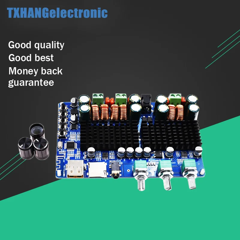 TPA3116 2x50 Вт + 100 2 1 канальный Bluetooth цифровой Сабвуфер Усилитель мощности